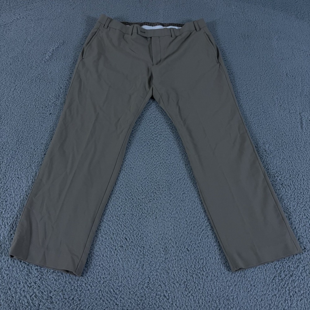 Lauren Ralph Lauren Pants Mens 36x29‎ Beige Straight Trousers Slacks Preppy Suit
